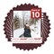 Dark Red Suede Mat Board for 24x30 Frames - Fits 22x26 Photos